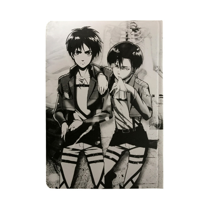 دفتر طراحی جلد سخت طرح انيمه مانگا Attack On Titan مدل 3
