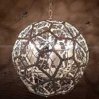 لوستر مدرن گرد