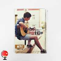 دفتر مشق 80 برگ سیمی طرح گیتار آتی