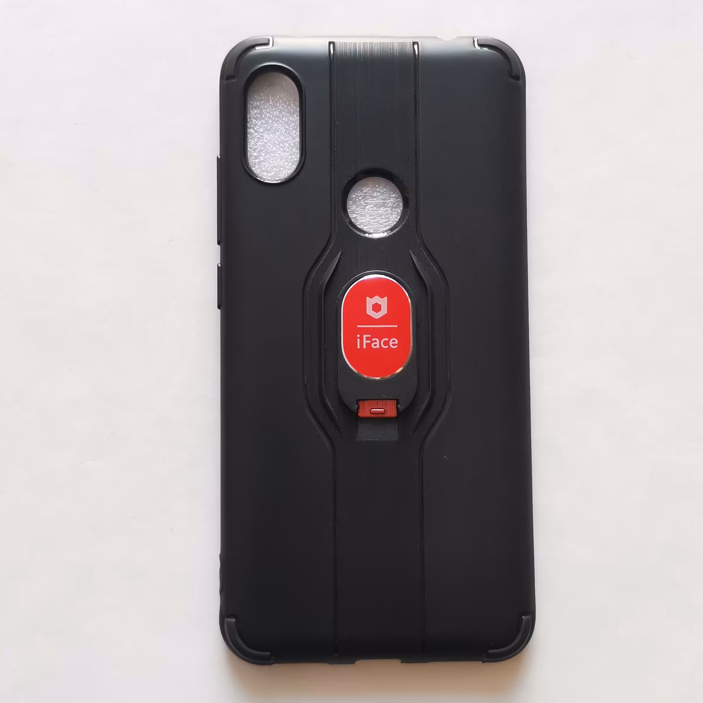 قاب iface ژله ای محکم استند و مگنت دار  قرمز گوشی شیائومی Redmi note 6 pro 