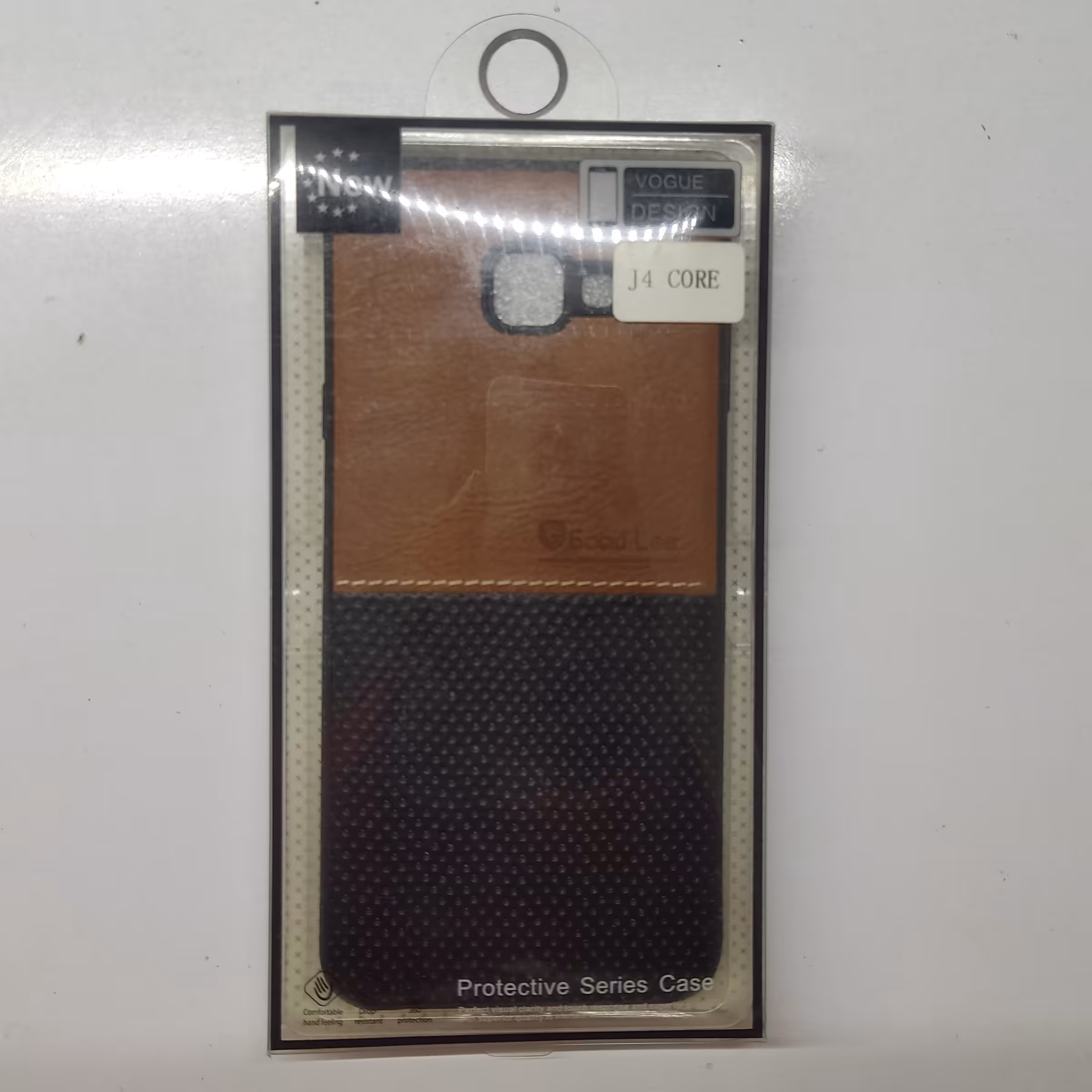 قاب سامسونگ j4 prime مدل پشت چرم در رنگهای مشکی و قهوه ای