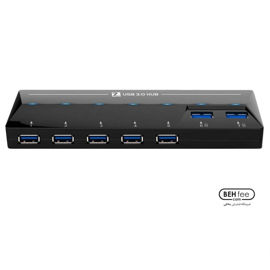 هاب 7 پورت USB 3.0 با آداپتور WL-UH3073D ویولینک