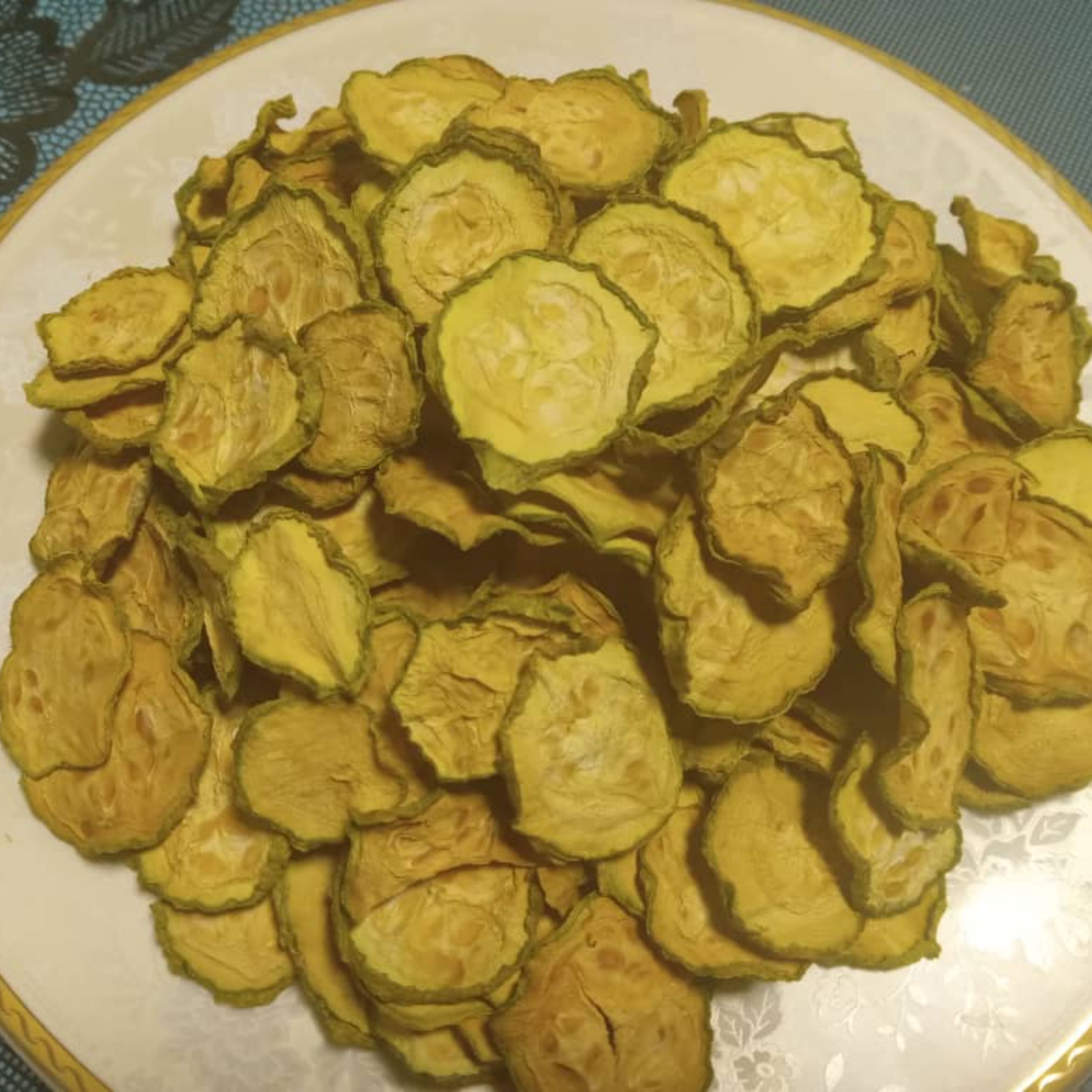 کدو خشک اسلایس شده. نمک دار