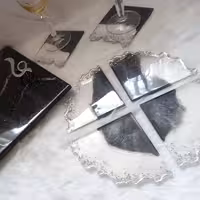 زیرلیوانی تمام رزین و شیک