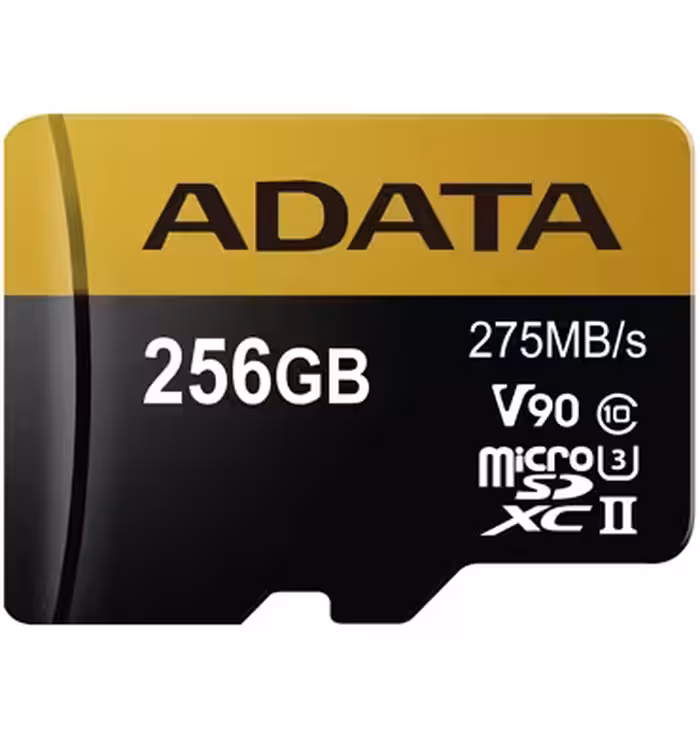 کارت حافظه microSDXC ای دیتا مدل پریمیر وان UHS-II U3 V90 با ظرفیت 256 گیگابایت
