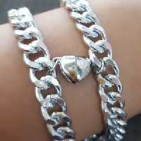 دستبند ست مگنتی عاشقانه رنگ ثابت و ضدحساسیت