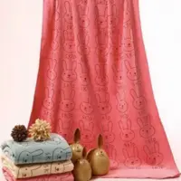 حوله استخری 350گرمی سنگین رنگ آبی حوله مسافرتی  طرحدار نانو حوله باشگاه میکروفایبر
