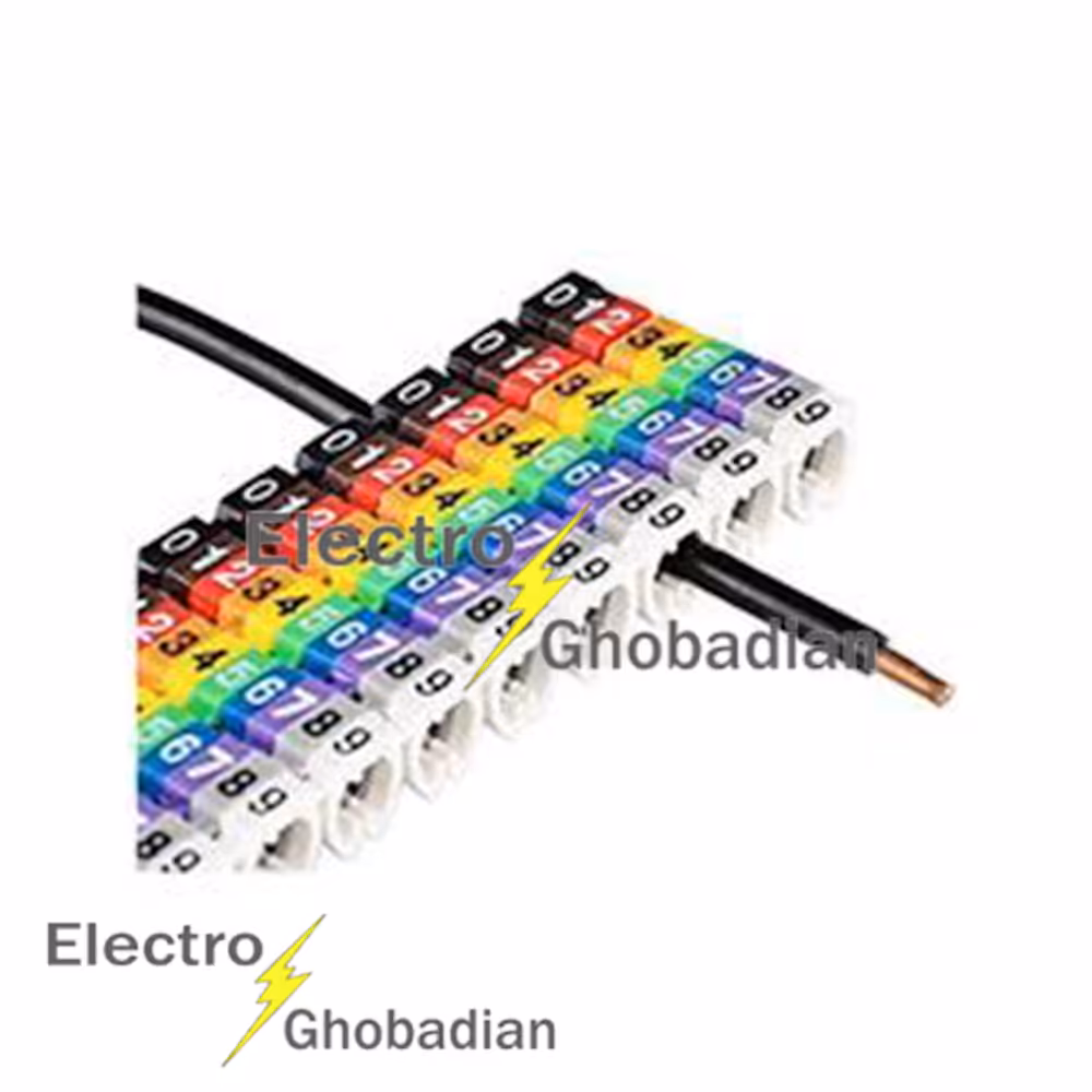 شماره سیم فشاری برای سیم 1/5 تا 2/5 کد KE2 (بسته 2000 عددی)