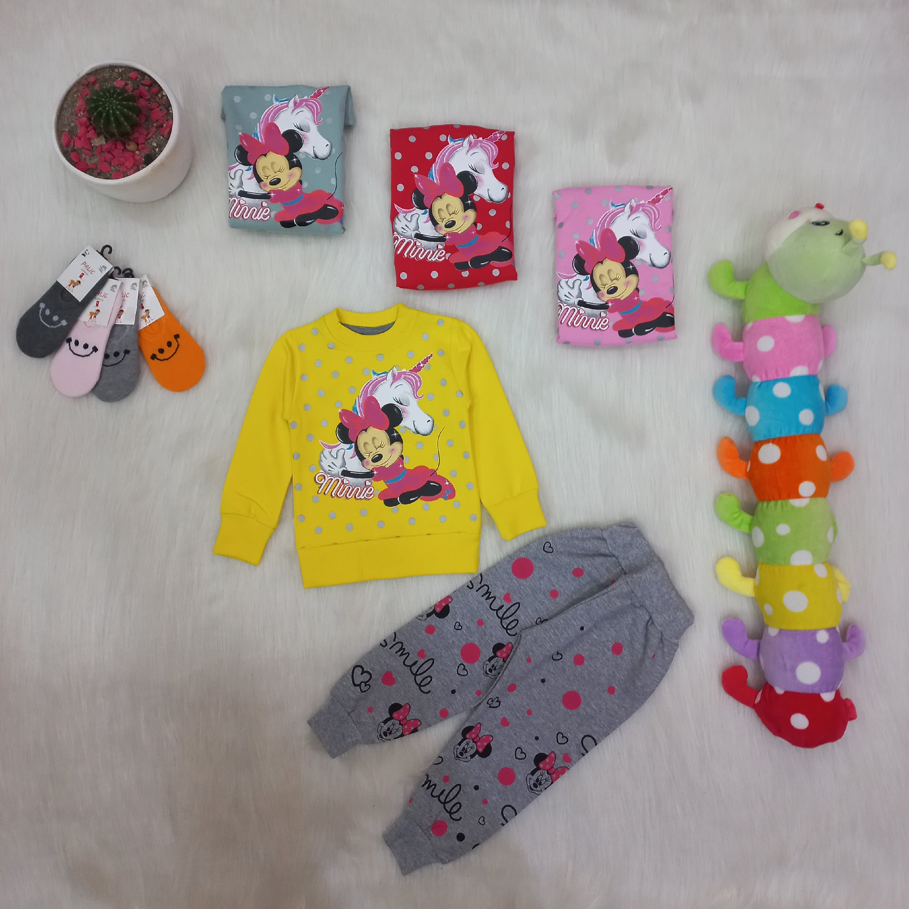 بلوز شلوار دخترانه میکی 