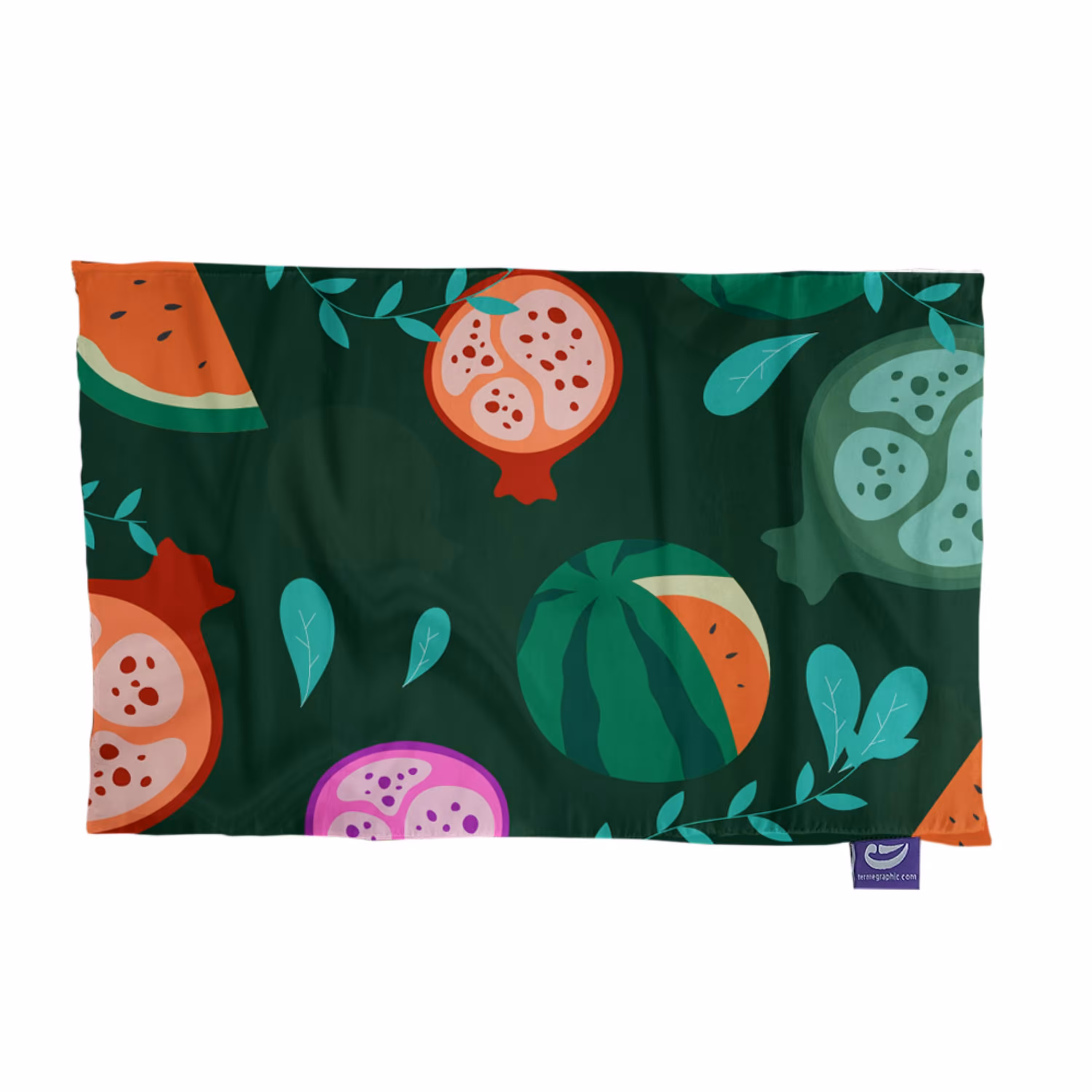 پارچه کادویی ترمه طراحان ایده مدل انار و هندونه یلدا کد cfp1743