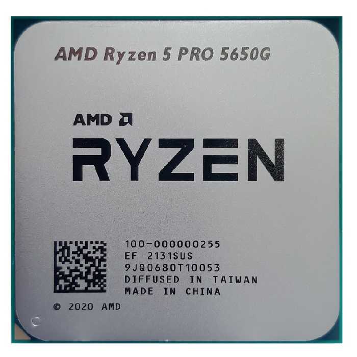پردازنده CPU ای ام دی بدون باکس مدل Ryzen 5 PRO 5650G فرکانس 3.9 گیگاهرتز