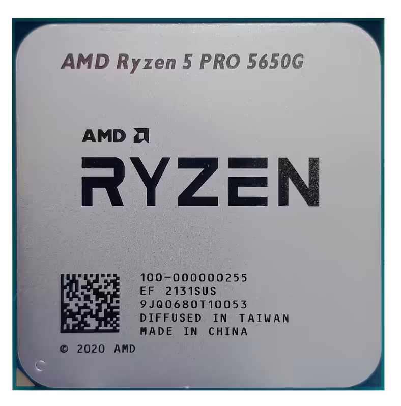 پردازنده CPU ای ام دی بدون باکس مدل Ryzen 5 PRO 5650G فرکانس 3.9 گیگاهرتز