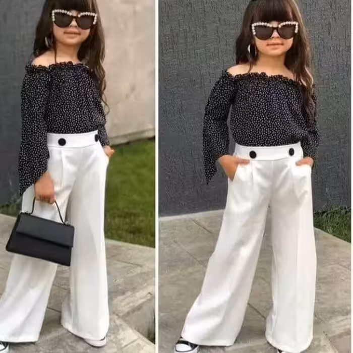 ست تاب شلوار دخترانه