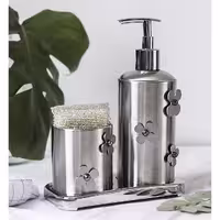 جامایع و جا اسکاچی کفه دار استیل گلدار کد 148g