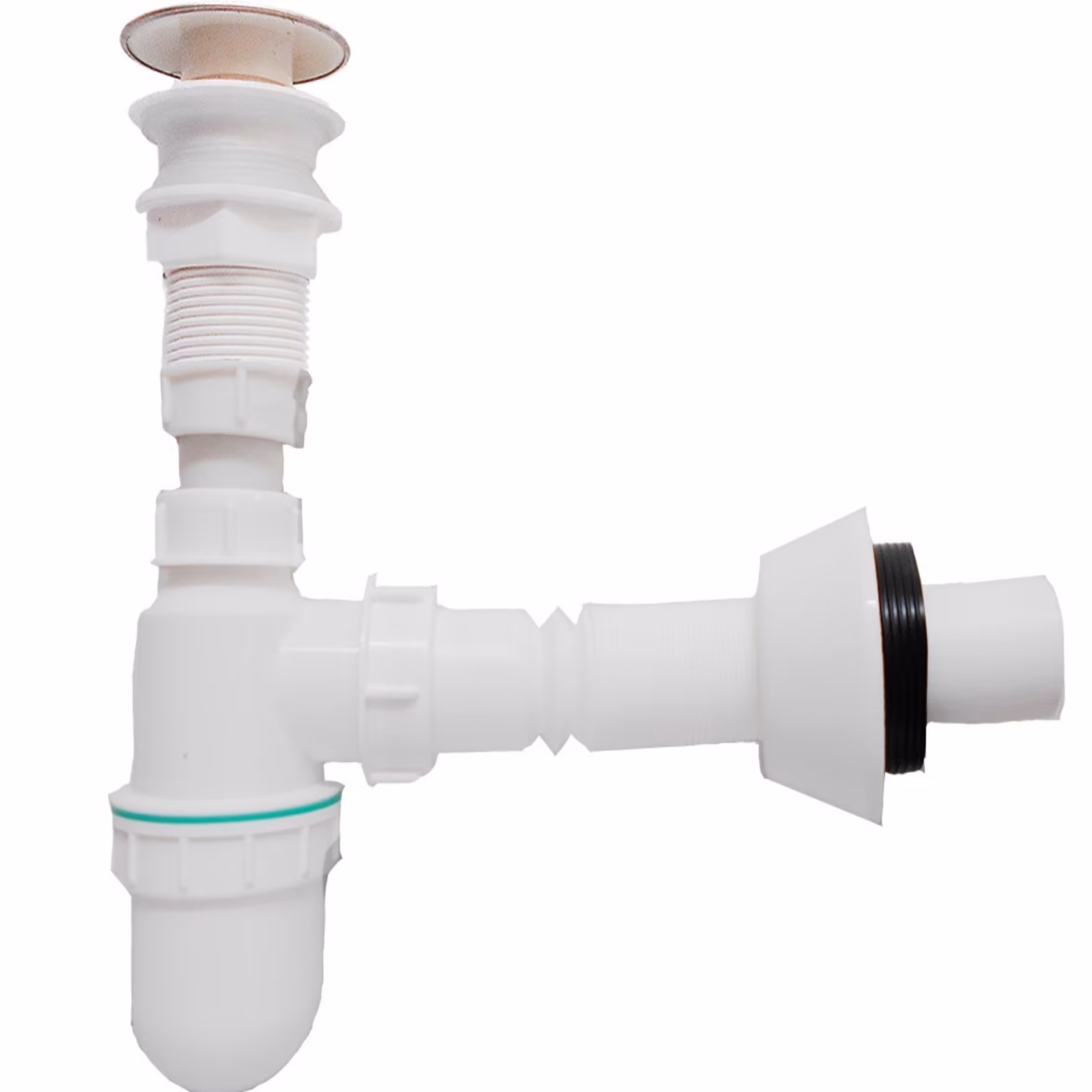 دو عدد پک کامل زیرآب مخزن دار سفید با سوزن برنجی