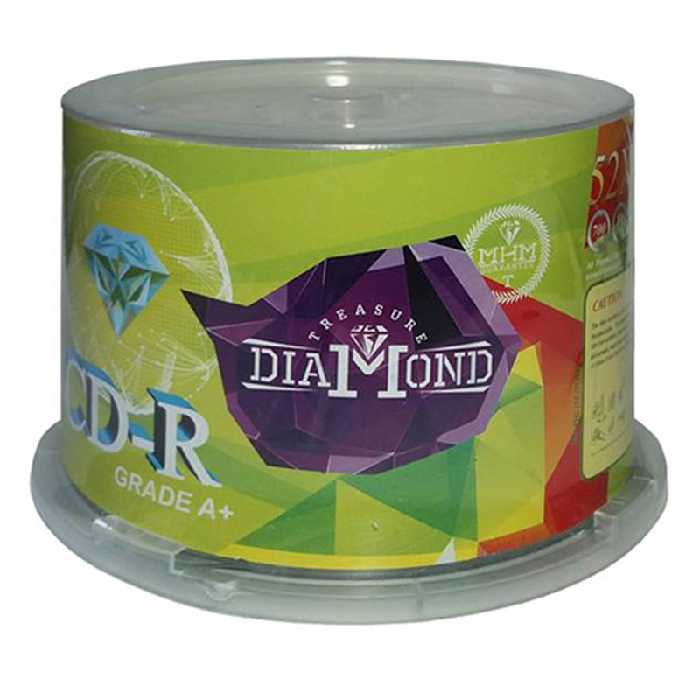 خرید سی دی خام دیاموند بسته 50 عددی مدل Diamond CD-R