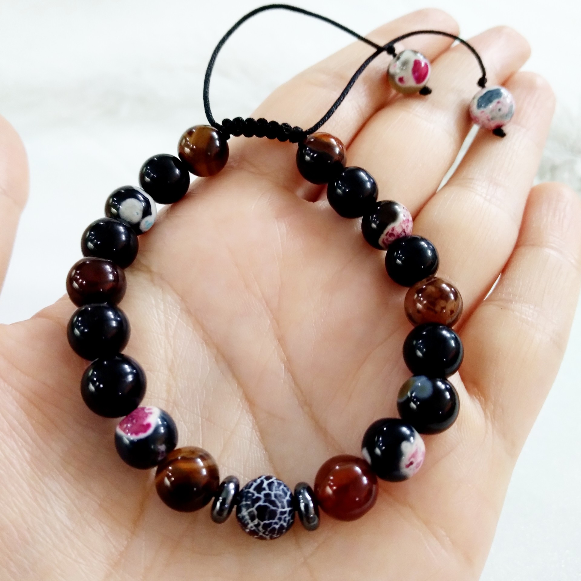 دستبند سنگی عقیق