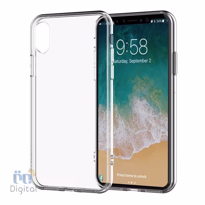 کاور محافظ ژله ای TPU مناسب برای گوشی اپل مدل iPhone XS / iPhone X