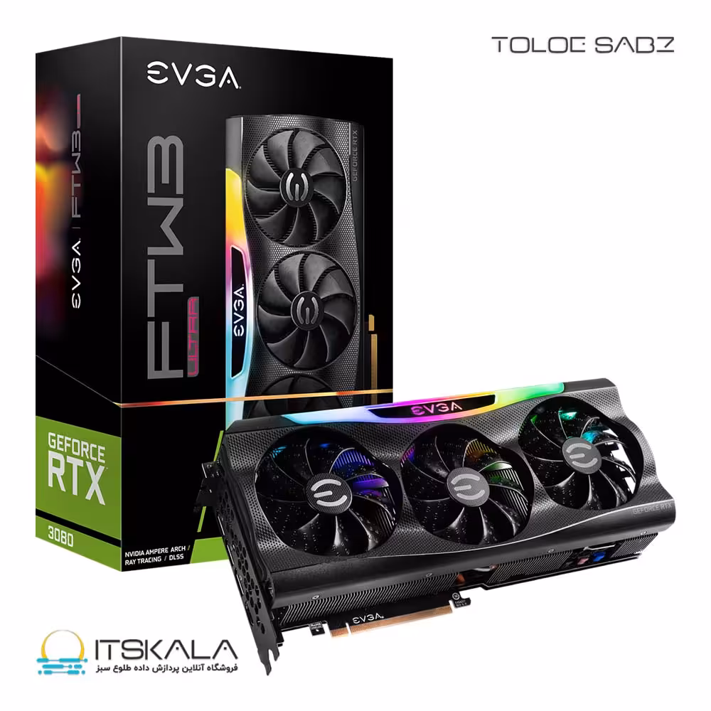 کارت گرافیک ای وی جی ای EVGA GeForce RTX 3080 FTW3 ULTRA GAMING 10GB | ITSKALA