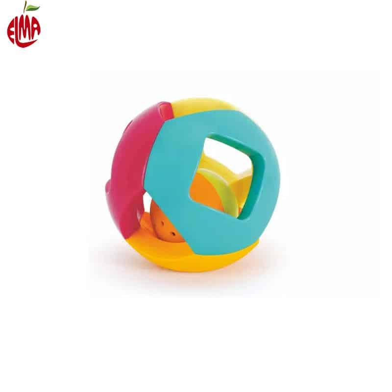 توپ جغجغه رنگارنگ 939-5 هولی تویز Huile Toys