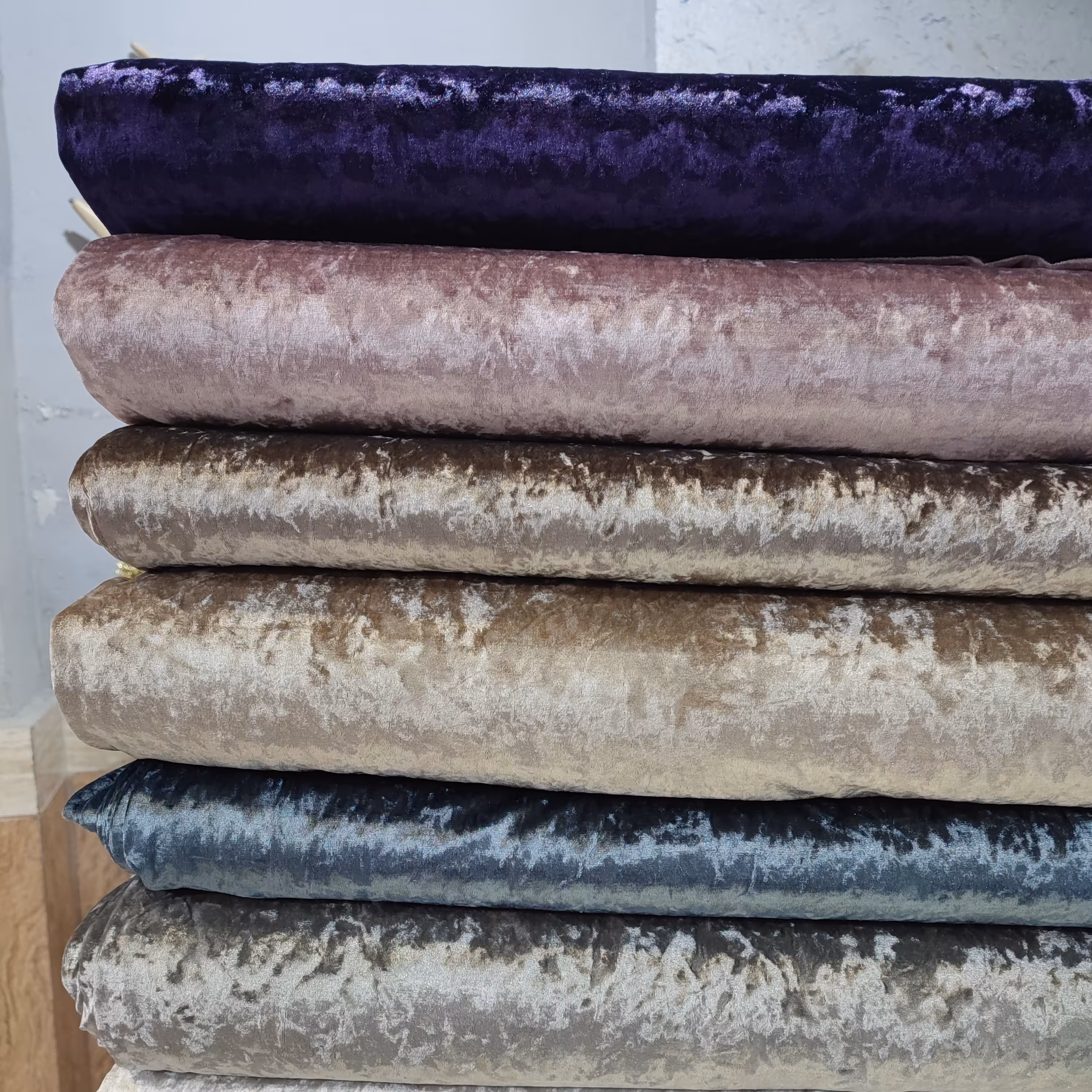 پارچه مخمل ابروبادی 10 رنگ جذاب