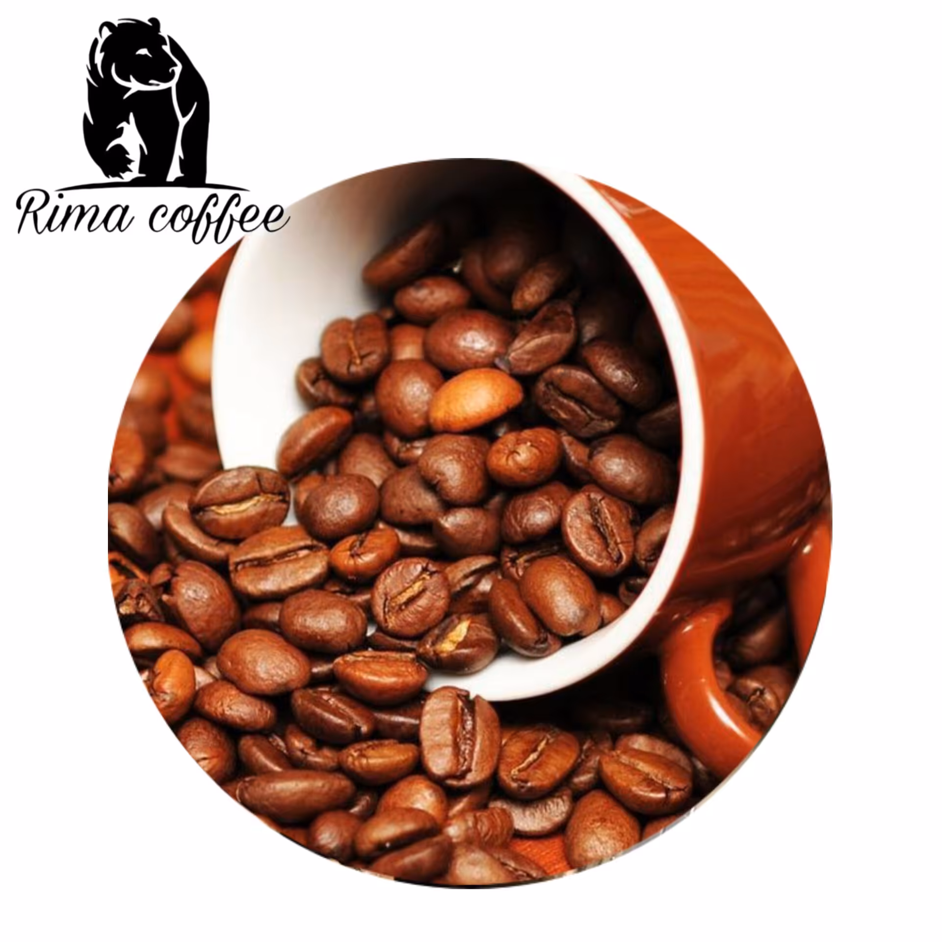 قهوه چری اعلا 500 گرمی Rima coffee ریما عمده فروش قهوه و ماگ