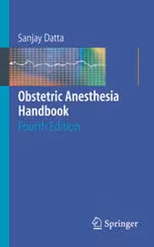 [PDF] دانلود کتاب Obstetric Anesthesia Handbook, 2006