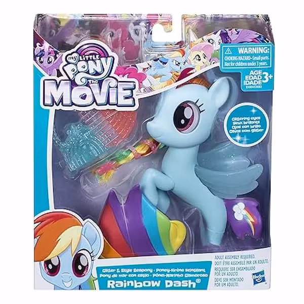 اسباب بازی آرایشی مدل rainbow dash هاسبرو