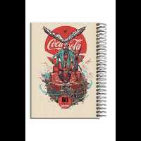 دفترچه یادداشت  60 برگ سایز آپنج برند آپادانا مدل کوکاکولا