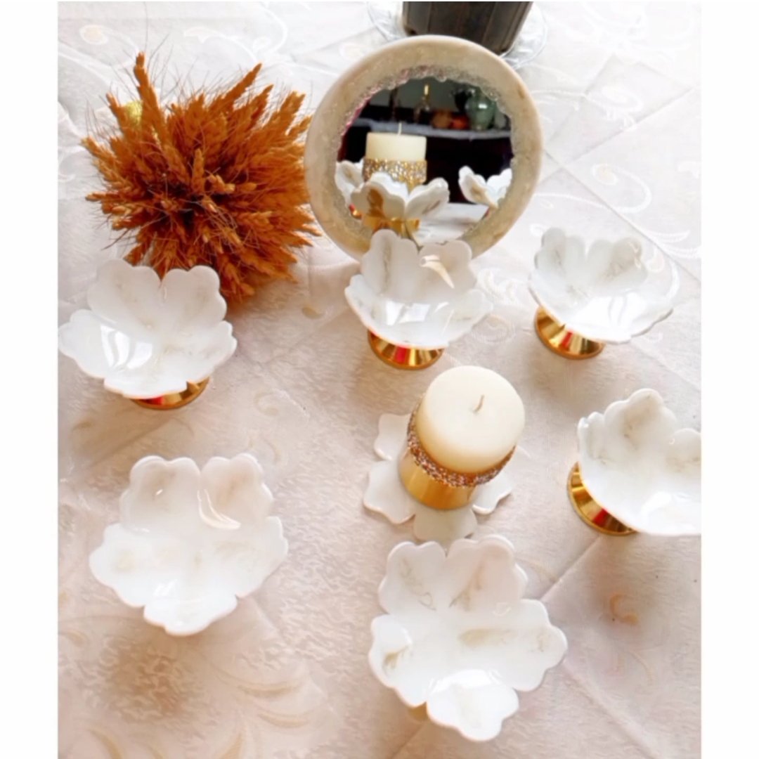 هفت سین رزینی طرح گل 