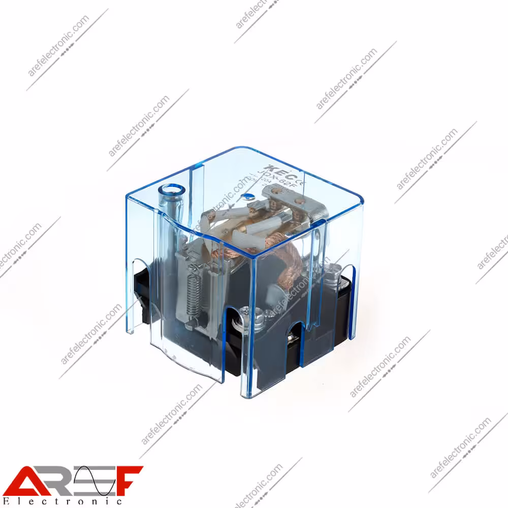 رله پاوری KEC مدل JQX-62F دارای 220 ولت 1 کنتاکت 120 آمپر - فروشگاه عارف الکترونیک
