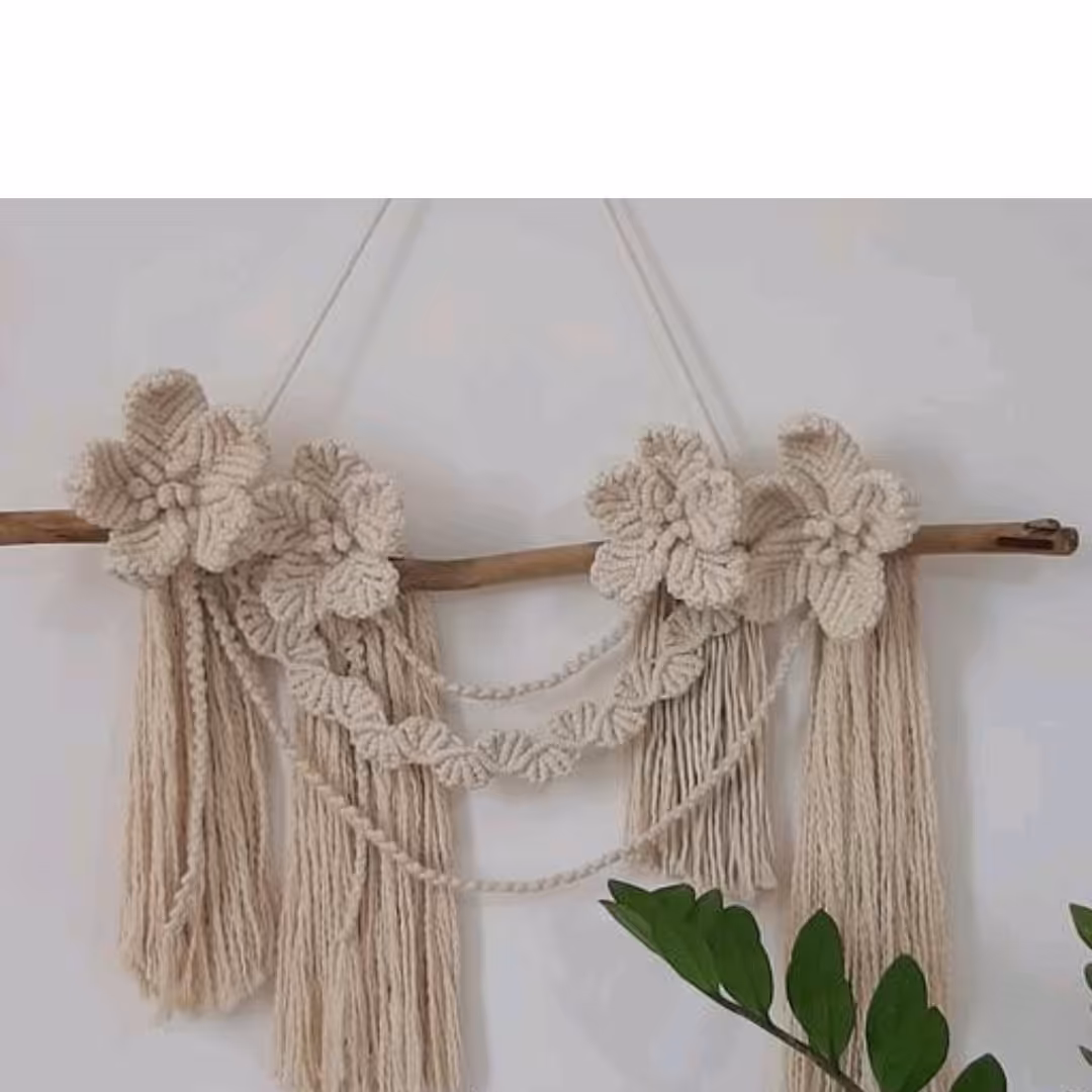 دیوارکوب مکرومه کد13