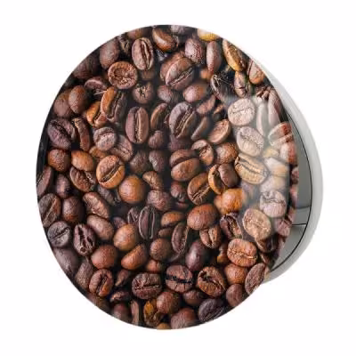 آینه جیبی خندالو طرح کافی شاپ قهوه مدل تاشو کد 27530