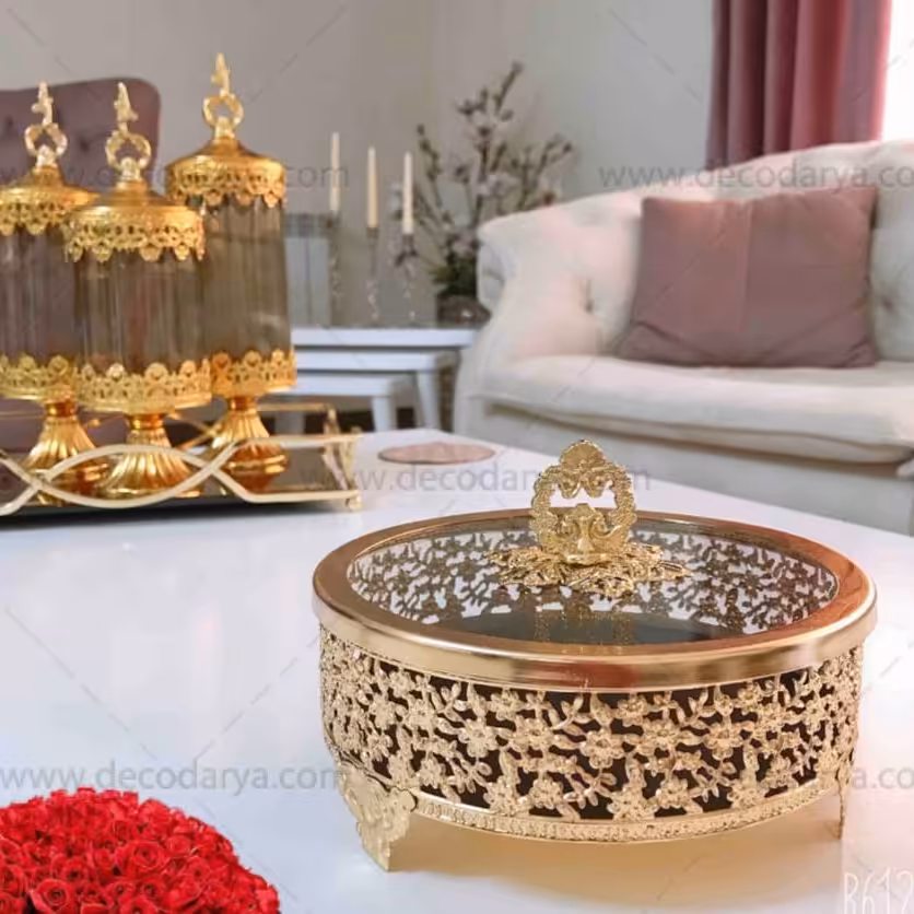 شکلات خوری پیوتر طلایی رنگ ثابت و تضمینی 