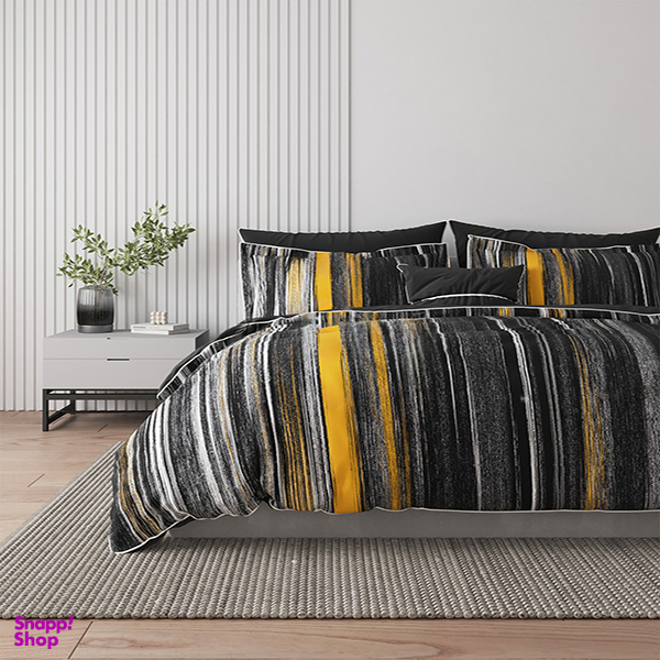 سرویس لحاف 7 تکه دو نفره دنزو کد 1400177 سایز 180×200 سانتی متر