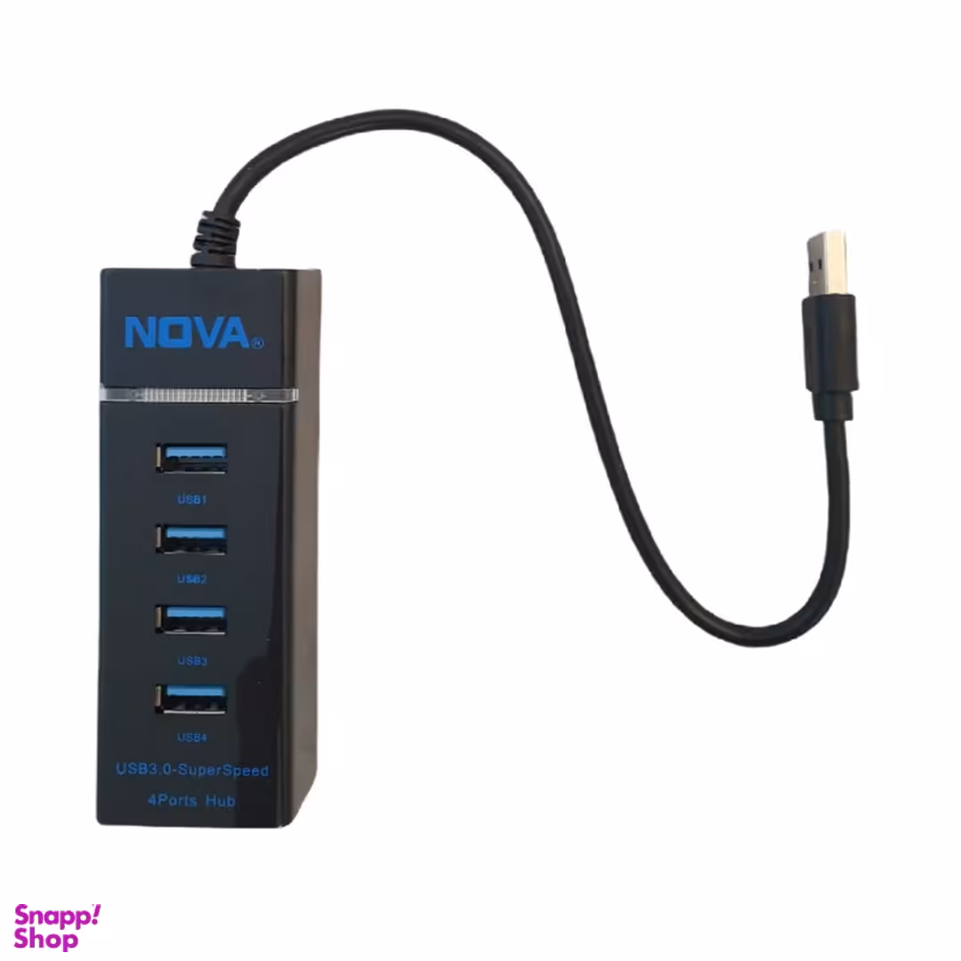 هاب چهار پورت USB3.0 نوا مدل X770