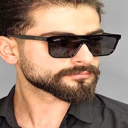 عینک آفتابی اورجینال مردانه مشکی برند گوچی