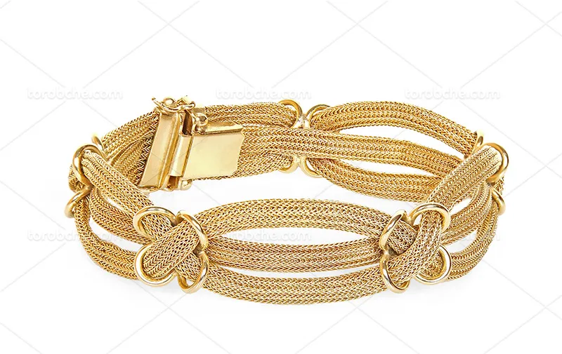 عکس دستبند طلایی | گرافیک با طعم تربچه