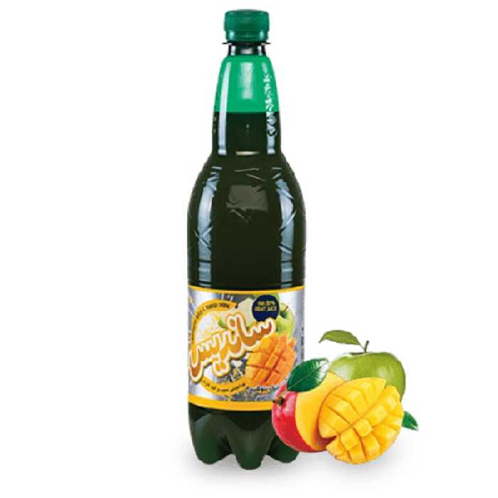 نوشیدنی سیب انبه گازدار ساندیس - پک 6تایی