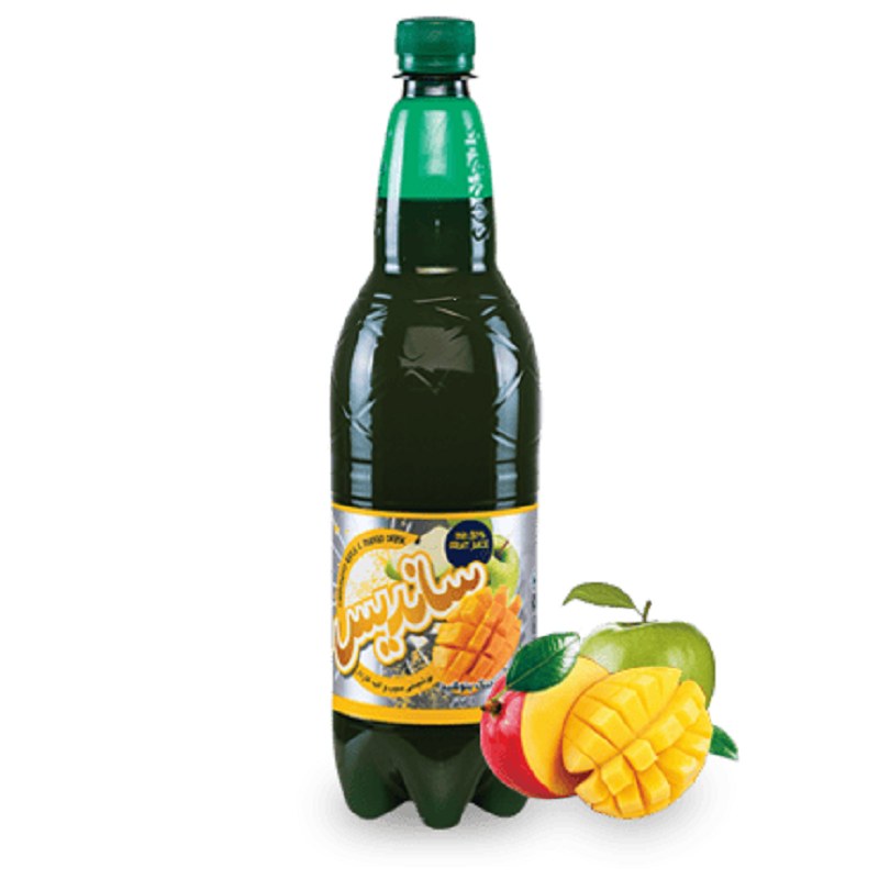 نوشیدنی سیب انبه گازدار ساندیس - پک 6تایی