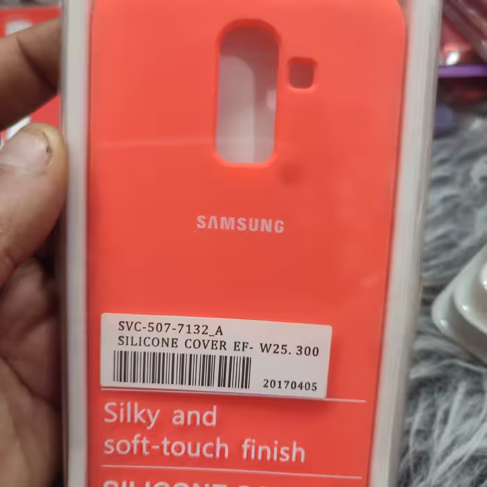 سیلیکونی اورجینال گلوه ای SAMSUNG A6 PLUS J8