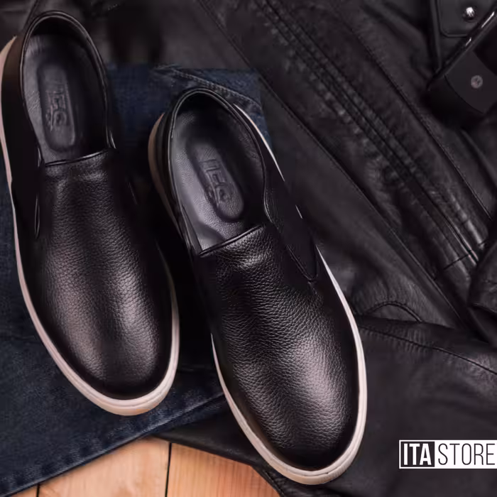 کفش مردانه بی بند التون کد 11993