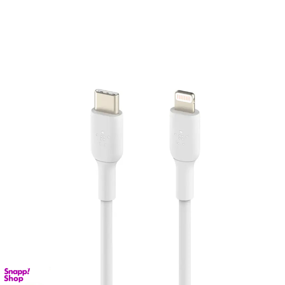 کابل تبدیل USB-C به لایتنینگ بلکین مدل CAA003bt1MWH طول 1 متر
