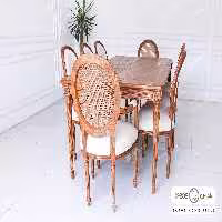 میز ناهارخوری چوبی کاجی کد 27