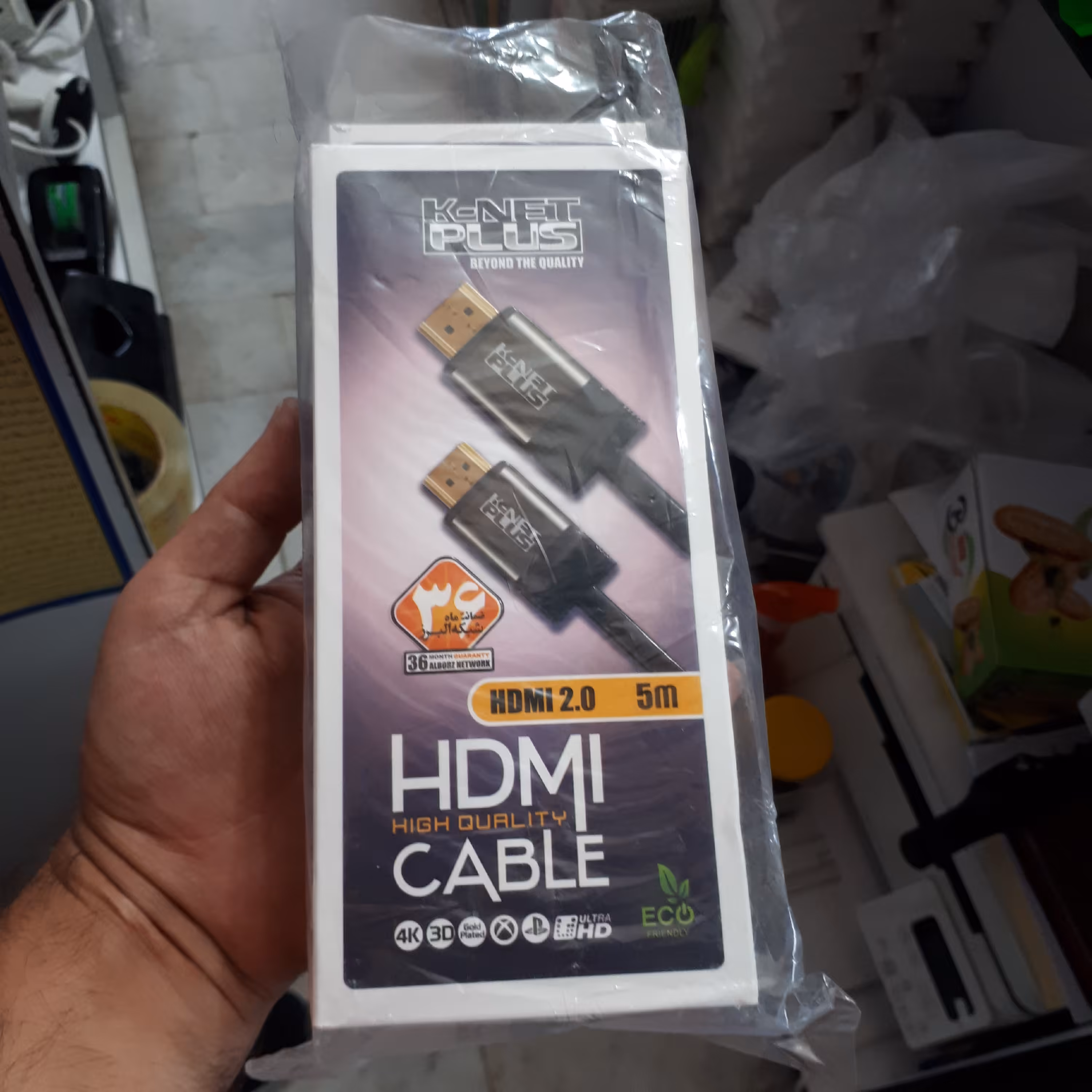 کابل HDMI کی نت پلاس به طول 5متر

