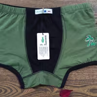 شورت اسپرت نیم پا سبز مشکی( جزو تولیدات Nice)سایز 2XL.نخ پنبه لاکرا درجه 1 