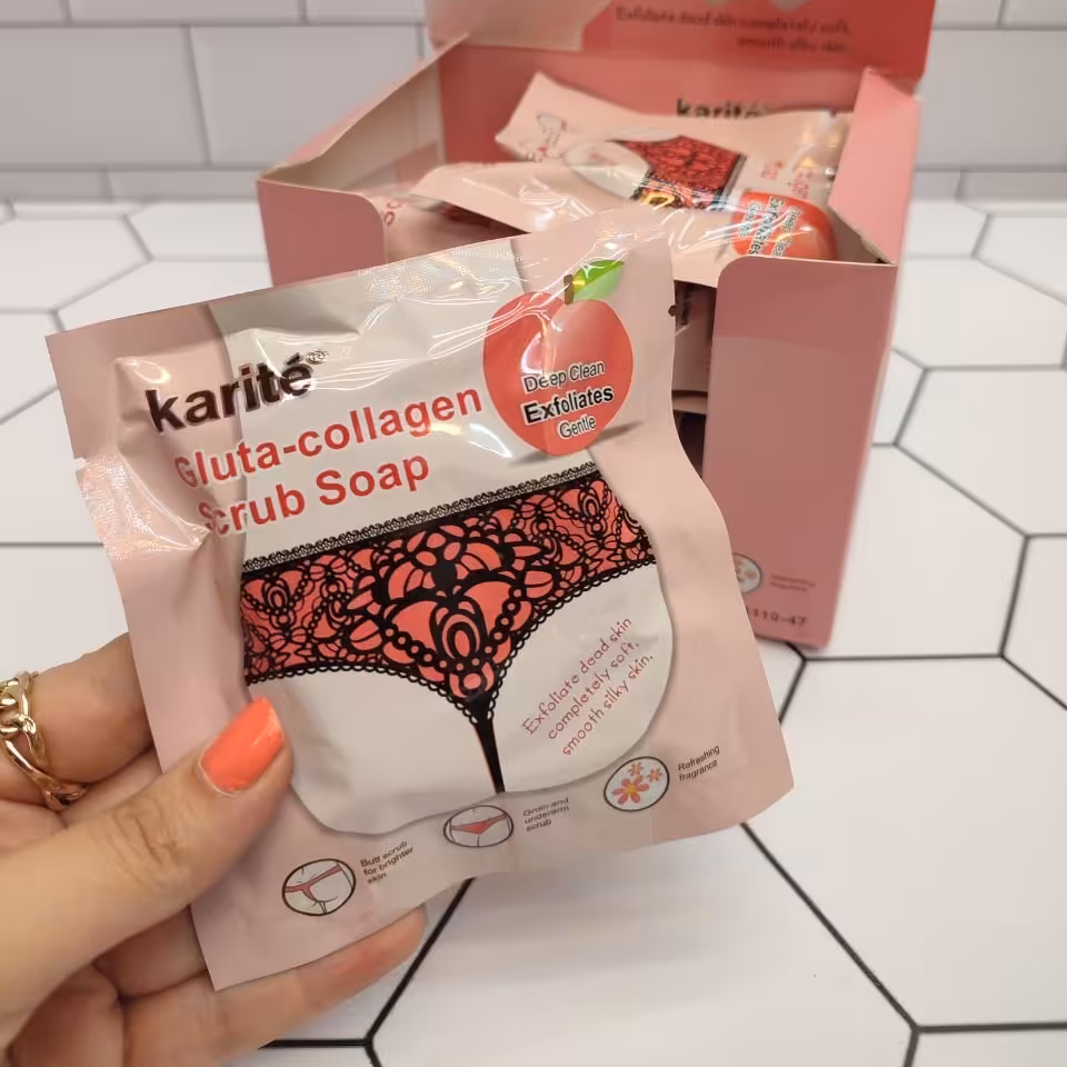 صابون اسکراب و سفید کننده نواحی تیره و حساس  بدن 