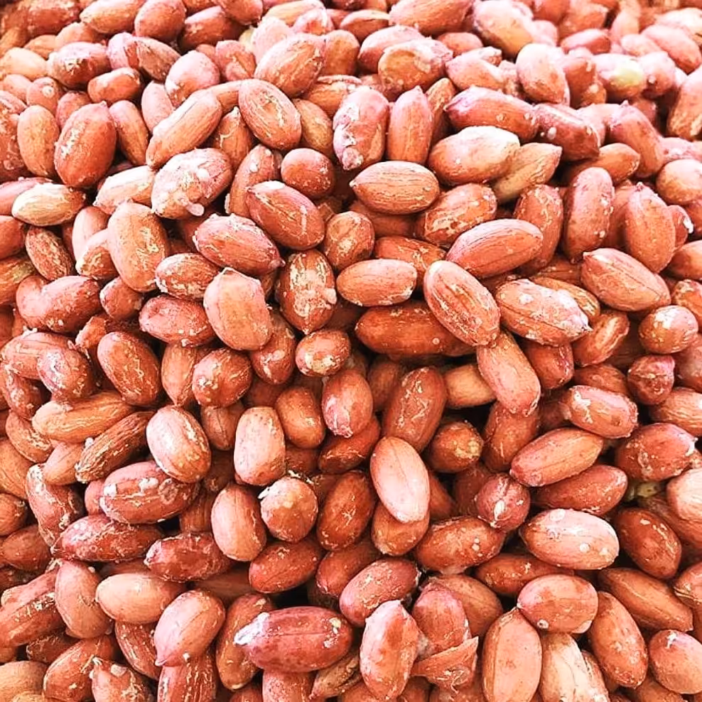 بادام زمینی درشت درجه یک -برشته و تازه بسته یک کیلویی