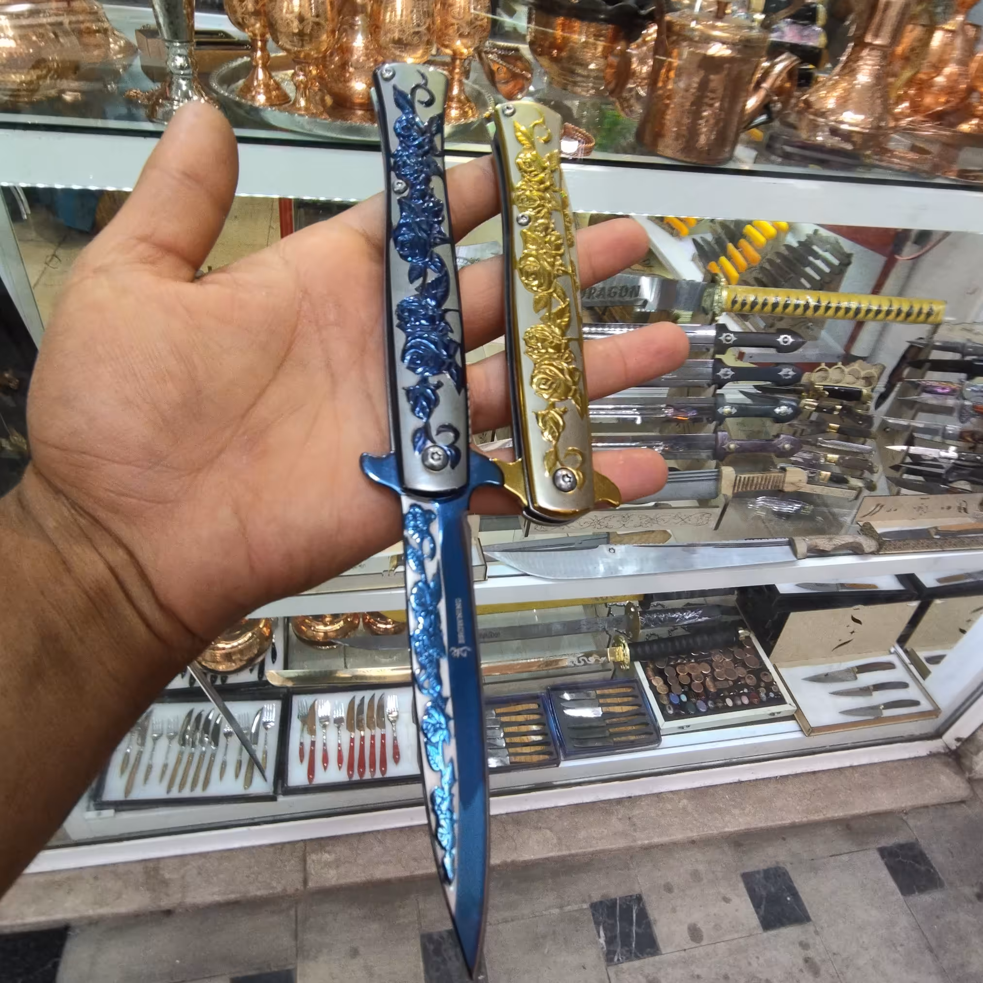 چاقوی طرح برجسته طرح پدرخوانده لاینر 