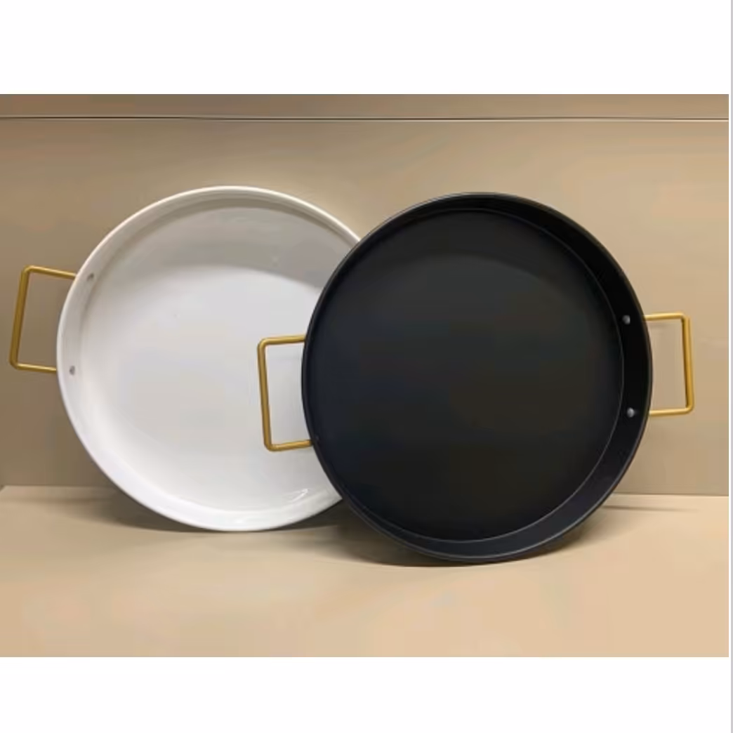 سینی گرد دسته دار